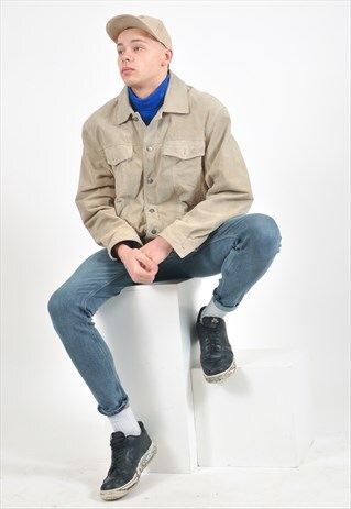 VINTAGE SUEDE LEATHER JACKET
