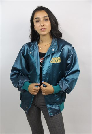 VINTAGE 90'S MGM GRAND SATIN JACKET