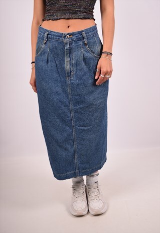 VINTAGE LEE DENIM SKIRT BLUE