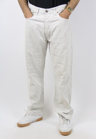 VINTAGE LEVI'S CORD CREAM JEANS