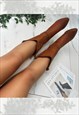 COWBOY BOOTS BROWN WESTERN COWGIRL BOOTS