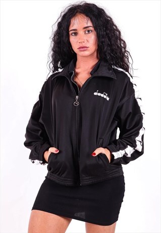 VINTAGE DIADORA TAPED TRACK JACKET J3694
