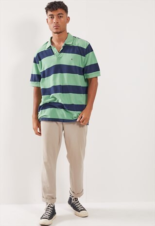 VINTAGE TOMMY HILFIGER SHORT SLEEVE POLO TOP