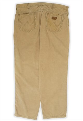 VINTAGE WRANGLER BEIGE CORDUROY TROUSERS MENS