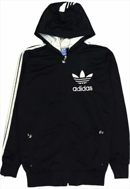 Vintage 90's Adidas Hoodie Spellout Zip Up