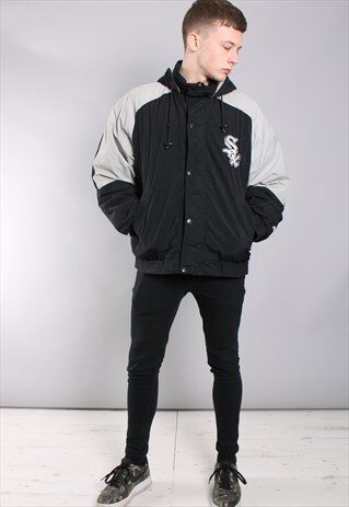 VINTAGE STARTER CHICAGO WHITE SOX PADDED PUFFER JACKET
