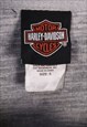 VINTAGE 90'S HARLEY DAVIDSON FLEECE JUMPER HOODED ZIP UP