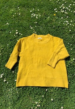 ZARA vintage sweaters yellow (middle colard)