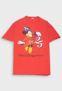 Red Walt Disney T-Shirt