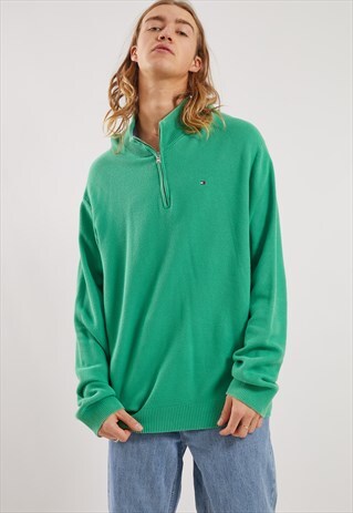 VINTAGE TOMMY HILFIGER 1/4 ZIP JUMPER