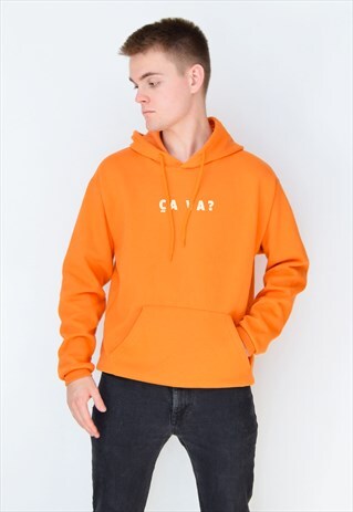 ORANGE CA VA? (WHITE) HOODIE