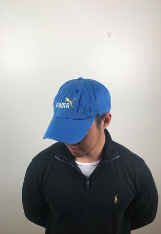 VINTAGE BLUE PUMA CAP