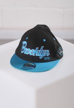 Vintage Airwalk Brooklyn Cap in Black American Snapback Hat