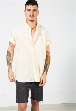 VINTAGE 80S PAUL SMITH SHORT SLEEVE SHIRT/ S4586