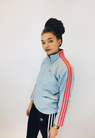 ADIDAS CLASSIC 3 STRIPE 2/3 ZIP WINDBREAKER
