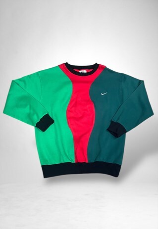 Reworked Nike Embroidered Sweatshirt
