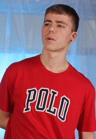 VINTAGE RALPH LAUREN POLO RED TEE