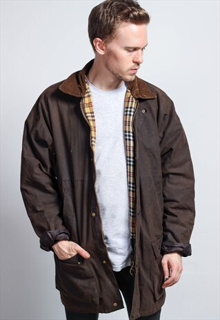 VINTAGE OVERSIZED WAX JACKET