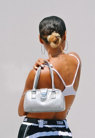 90S LIZ CLAIBORNE GREY MINI PURSE