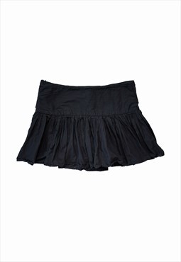 Vintage Y2K 00s low waist ruffle mini skirt