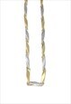 Gold & Silver Stainless Steel Link Chain Unisex Adjustable 