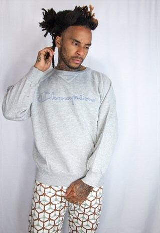 CHAMPION VINTAGE GREY SWEATSHIRT