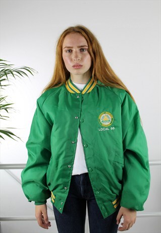 VINTAGE BOMBER COLLEGE JACKET
