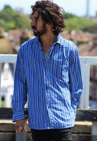 VINTAGE // 90'S // SOFT CORDUROY STYLE SHIRT