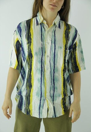 90'S STYLE SHIRT STRIPED