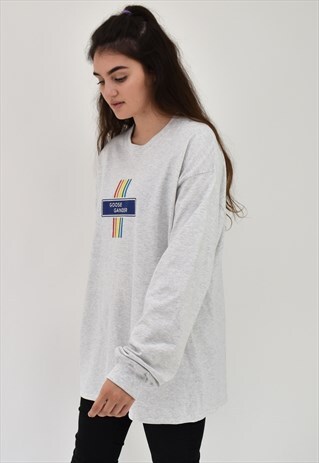 G&G UNISEX ASH RAINBOW STICKS L/S TEE