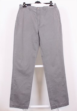 Polo Ralph Lauren Cotton Grey Trousers, Vintage.