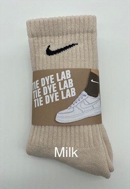Nike Tie Dye Sock Neutral - 1 Pair of Milk