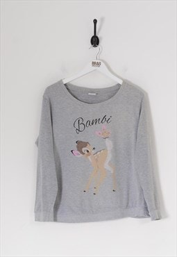 Dorothy perkins disney bambi sweatshirt grey l - bv11492