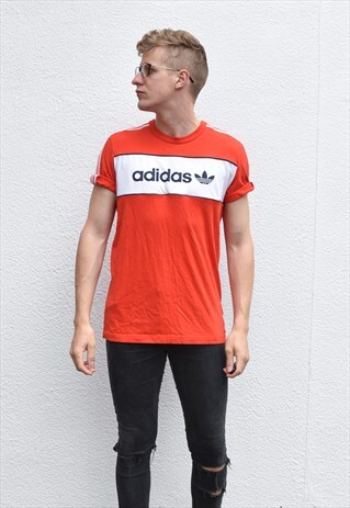 ADIDAS ORIGINALS BLOCK LOGO T SHIRT