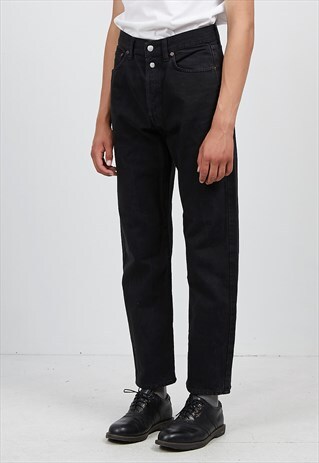 VINTAGE BLACK REPLAY DENIM JEANS