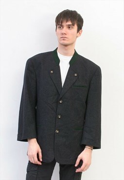 CANDA Vintage XS Men's Wool Nylon UK 36 Jacket Coat Trachten