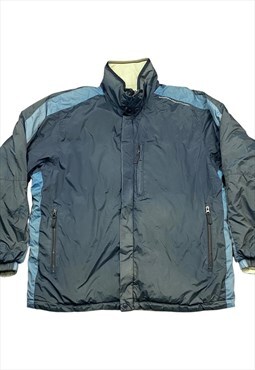 Nautica Vintage  Navy & Cream Reversible Puffer Jacket