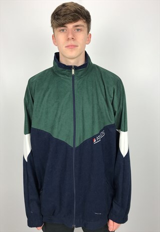 90S VINTAGE DECATHLON VELOUR TRACK JACKET