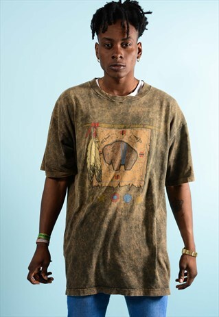 VINTAGE NATIVE AMERICAN TEE SHIRT