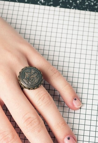 80s vintage Twin Peaks ring