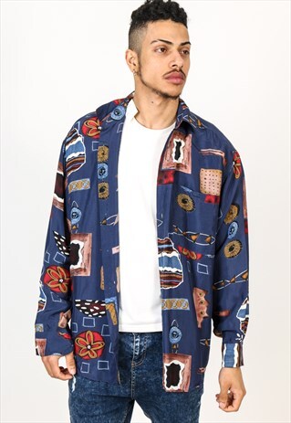 VINTAGE PATTERNED SHIRT S308