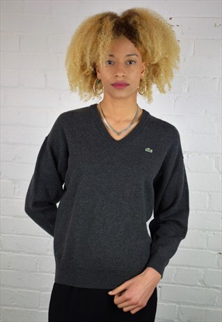 VINTAGE 90'S LACOSTE V-NECK JUMPER