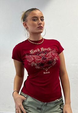 Vintage Y2k Hard Rock Cafe T Shirt Top