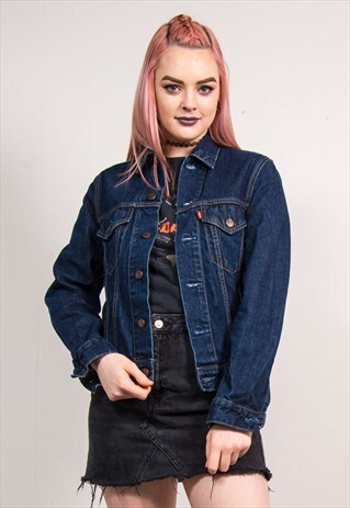 VINTAGE 90'S DARK BLUE LEVI'S DENIM JACKET
