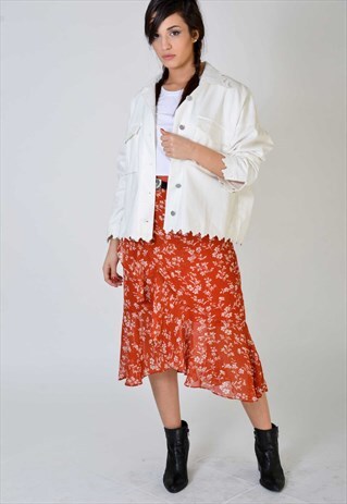 CARLISSA JEANJACKET WHITE