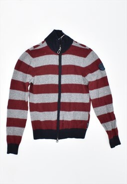 Vintage 90's Armani Cardigan Sweater Stripes Multi