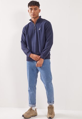 VINTAGE NAUTICA 1/4 ZIP SWEATSHIRT