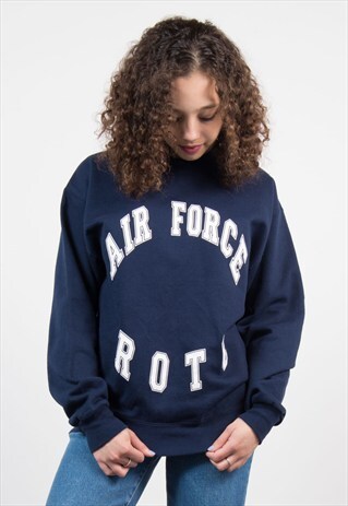VINTAGE 90'S USA AIR FORCE SWEATSHIRT JUMPER