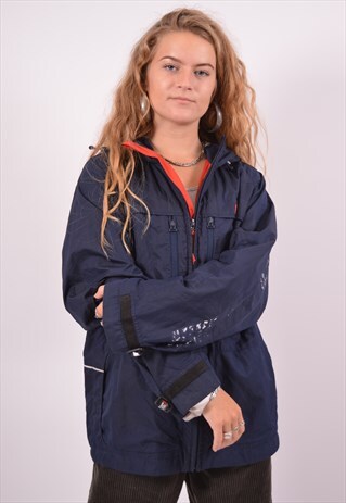 VINTAGE NIKE RAIN JACKET NAVY BLUE