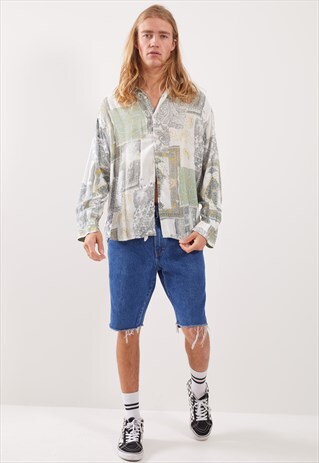 VINTAGE PATTERNED FESTIVAL LONG SLEEVE SHIRT